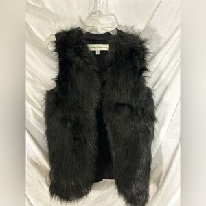 Faux Fur Black Vest